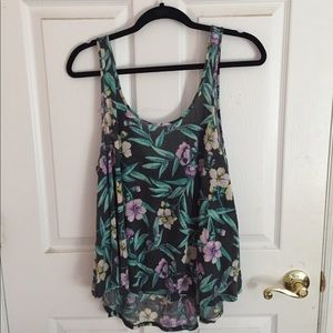 American eagle flowy tank top